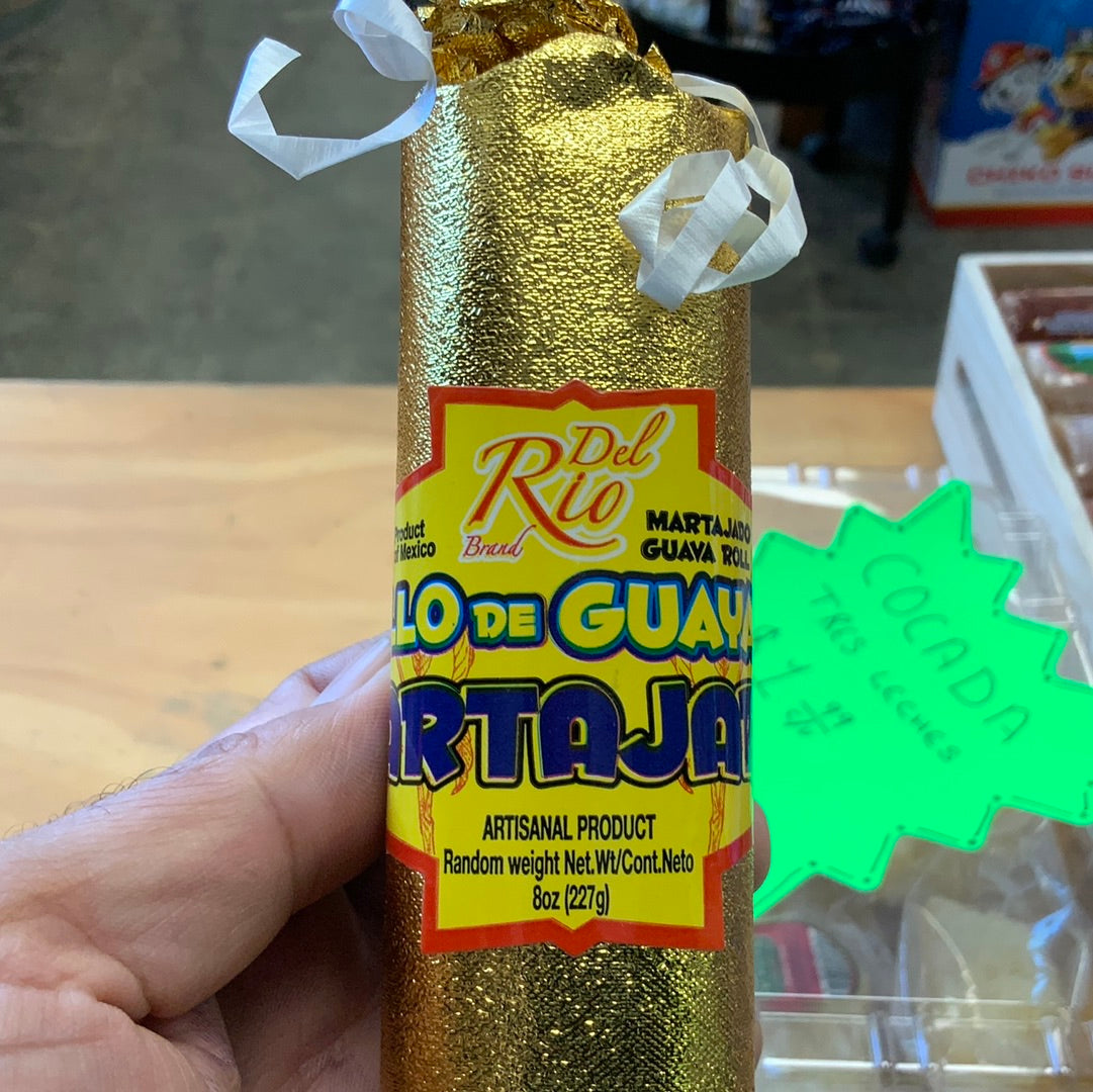 Rollo de guayaba martajado