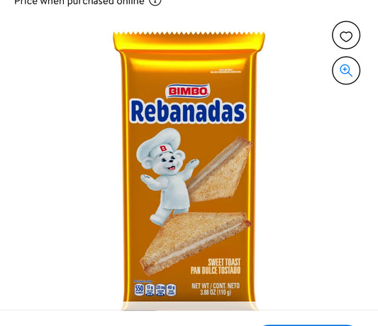 Marinela rebanadas2 pcs