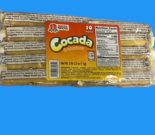 Dulces Tipicos Cocadas coconut candy pcs 10